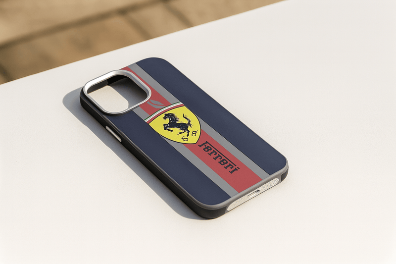 Ferrari Racing Stripes iPhone Case