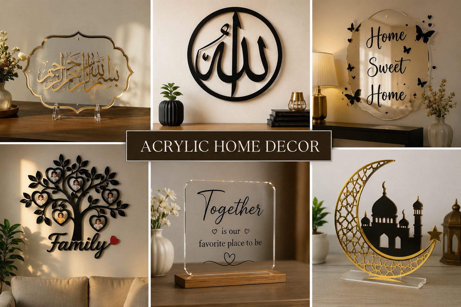 Acrylic Home Decor