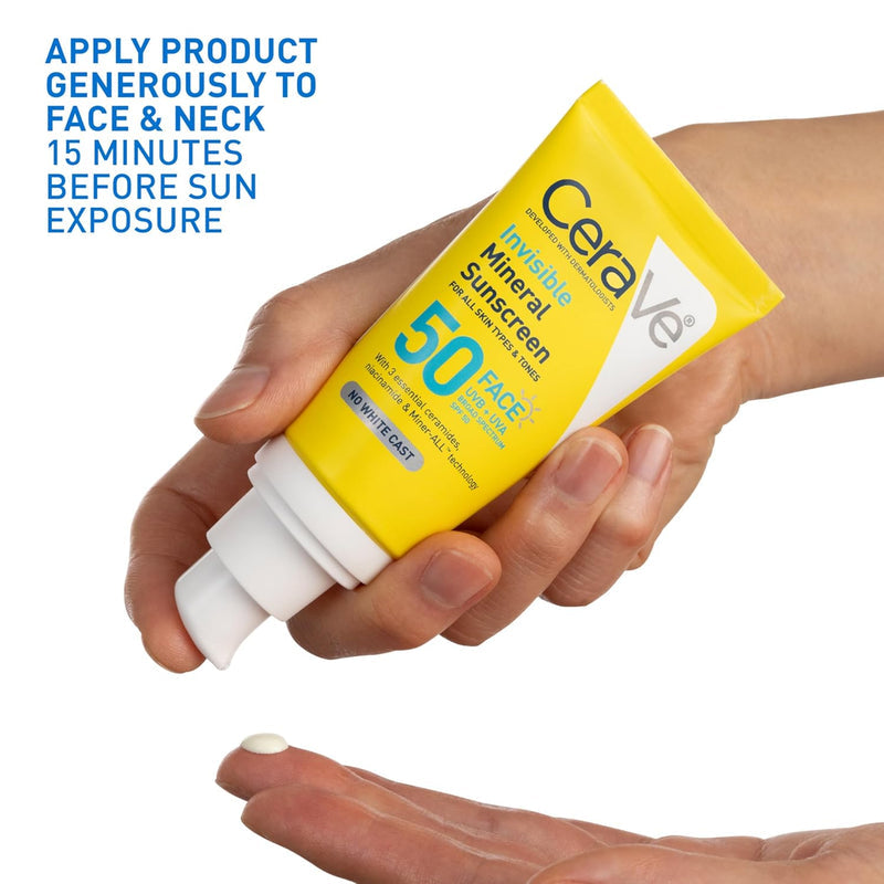 CeraVe Invisible Mineral Sunscreen