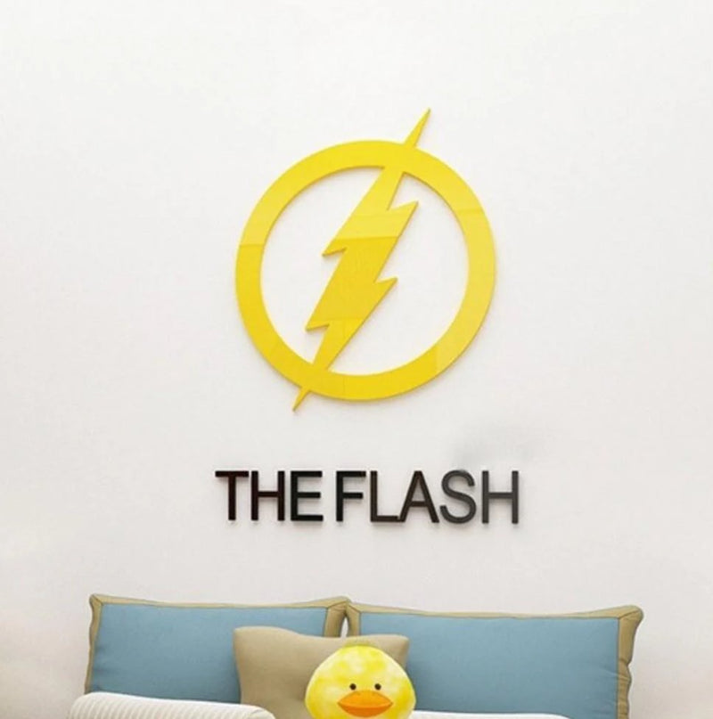 The Flash Acrylic Wall Art, Super Hero, Gift Idea
