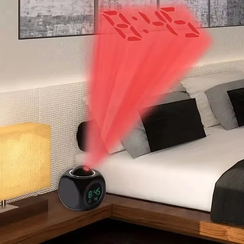 LCD Projection Alarm Clock