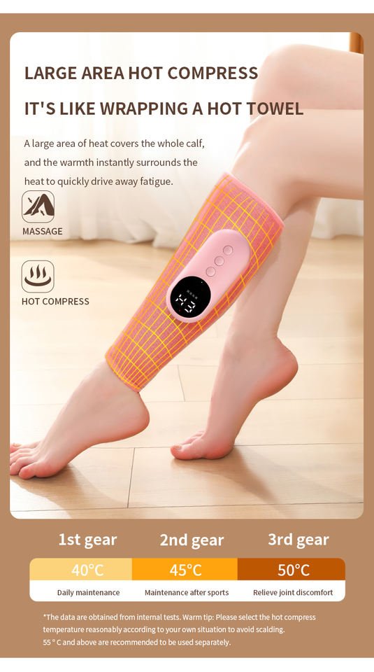 Portable &amp; Adjustable Compression Leg Massager
