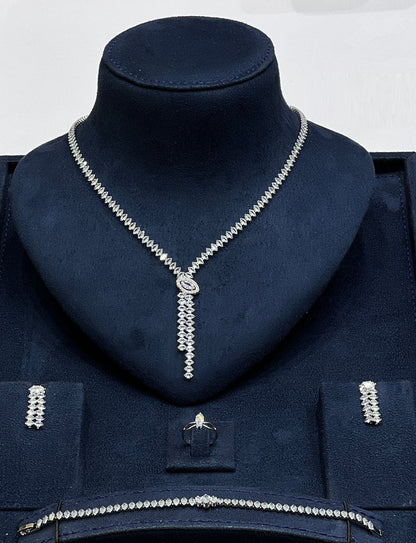 Crystal Drop Jewelry Set