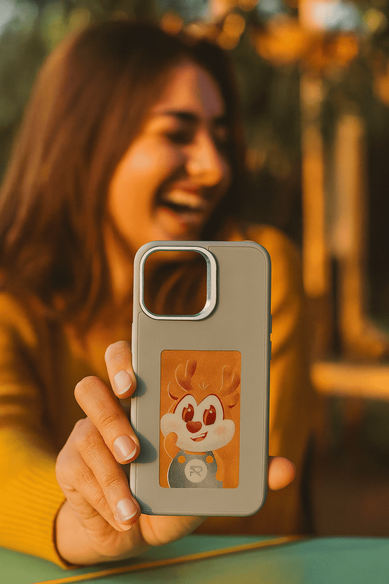 Cartoon Reindeer iPhone Case ©