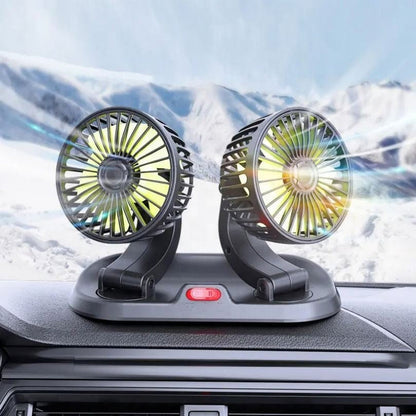 Double Headed Vehicle Fan (CIC922)