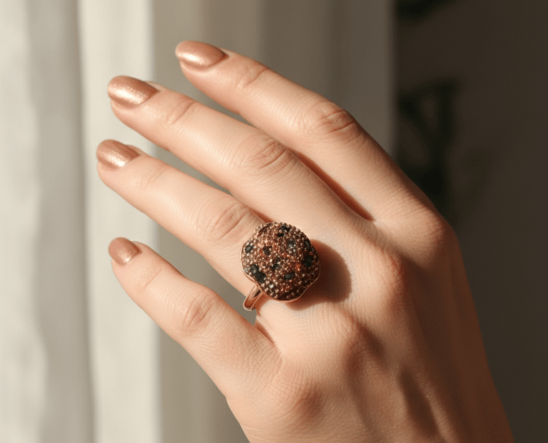 Crystal Dome Statement Ring