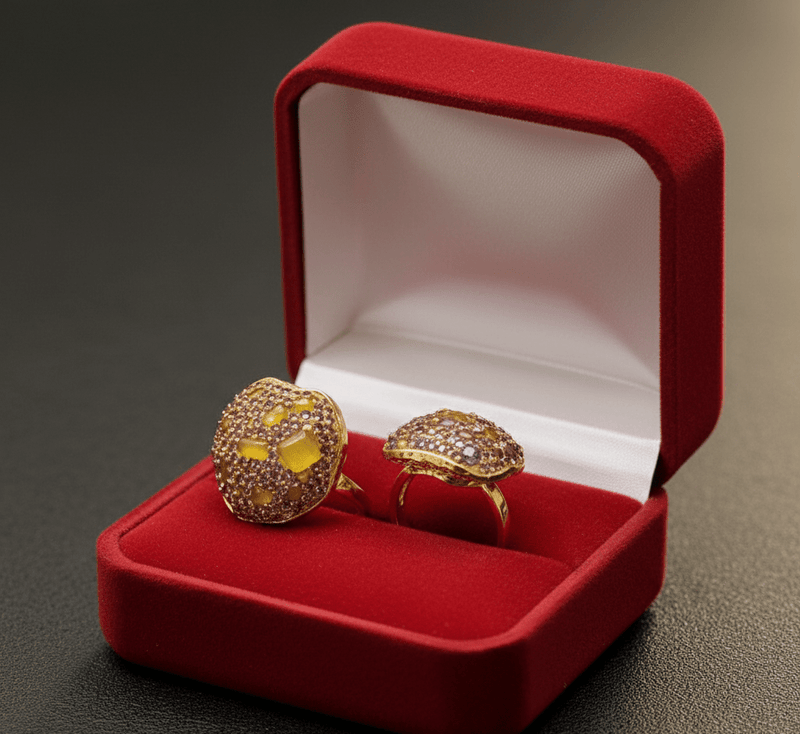 Stone Pavé Statement Ring