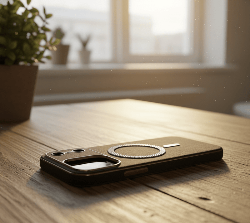 Vintage Leather MagSafe Case for iPhone