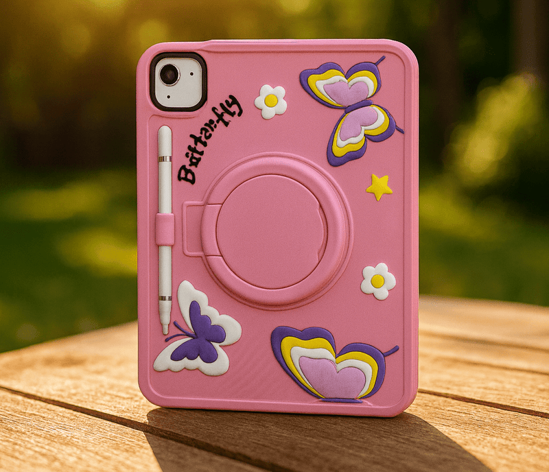 Cute Cartoon iPad Protective Case with Stand