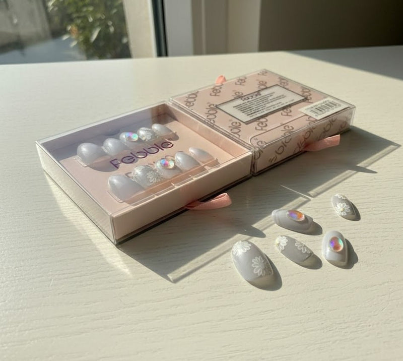 Febble - French Crystal Tip Press-On Nails